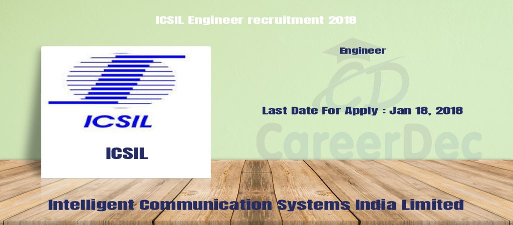 ICSIL Engineer recruitment 2018 logo