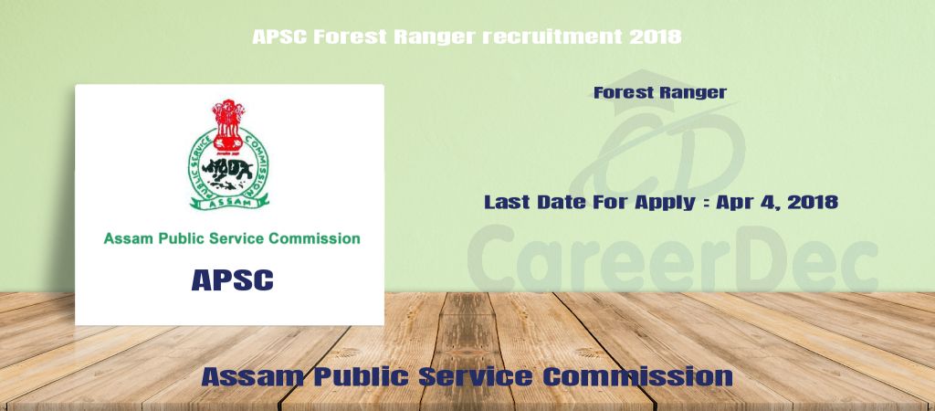 APSC Forest Ranger recruitment 2018 logo