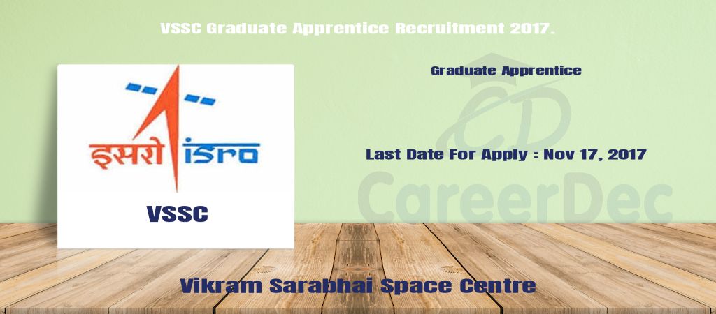 VSSC Graduate Apprentice Recruitment 2017. logo