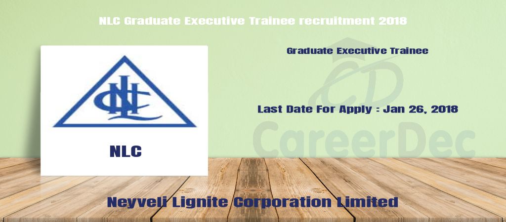 NLC Graduate Executive Trainee recruitment 2018 logo