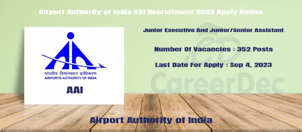 Airport Authority of India AAI Recruitment 2023 Apply Online logo