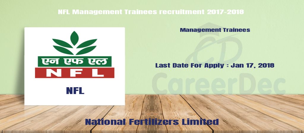 NFL Management Trainees recruitment 2017-2018 logo