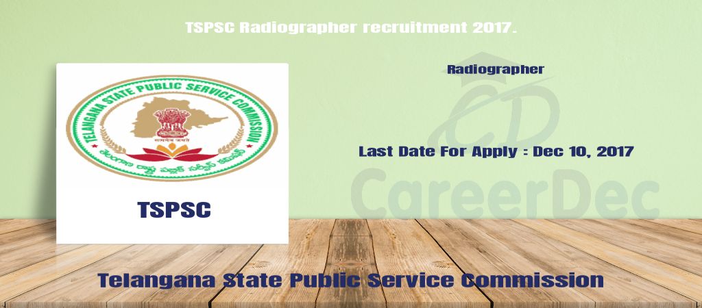 TSPSC Radiographer recruitment 2017. logo