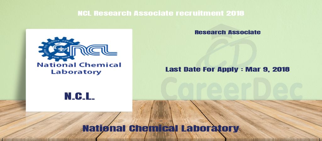 NCL Research Associate recruitment 2018 logo