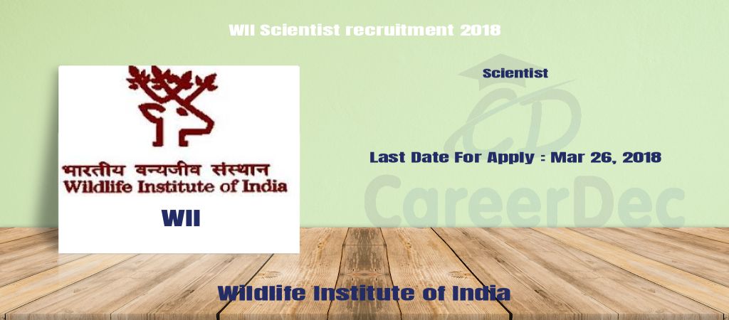 WII Scientist recruitment 2018 logo