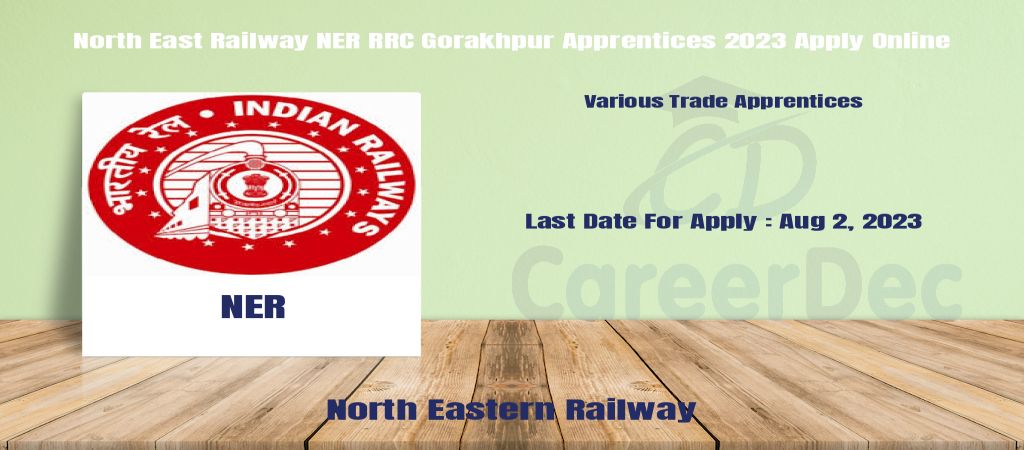North East Railway NER RRC Gorakhpur Apprentices 2023 Apply Online logo