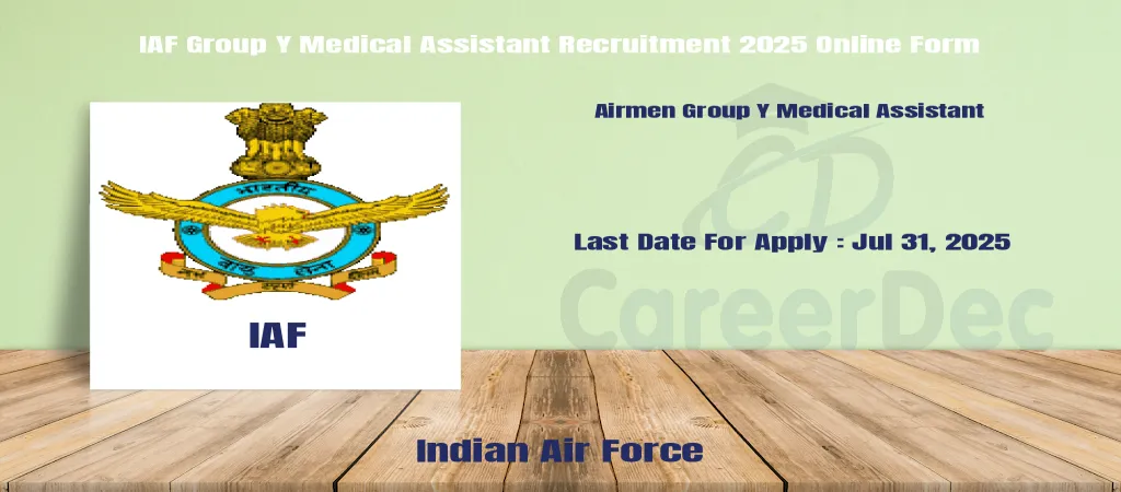 IAF Group Y Medical Assistant Recruitment 2025 Online Form logo